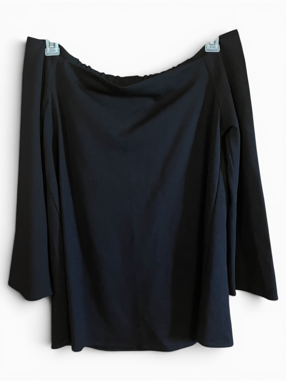 Tuckernuck Pomander Place Blouse Womens L Black Miranda Off The Shoulder Top